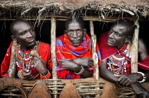 Three Masai Warriors