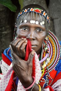 Masai Lady Portrait