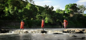 Masais in the River