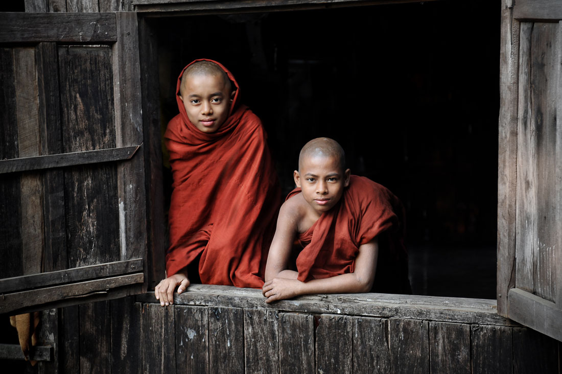 Monks Through the Window