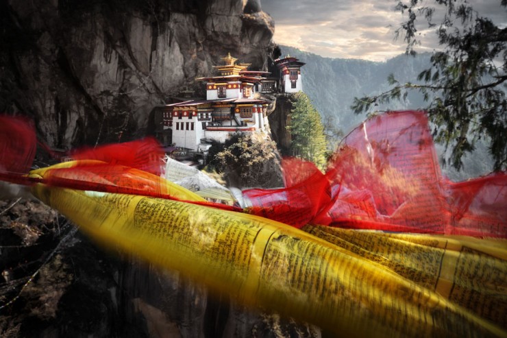 Prayer Flags and The Tigers Nest