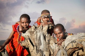 Three Masai Boys