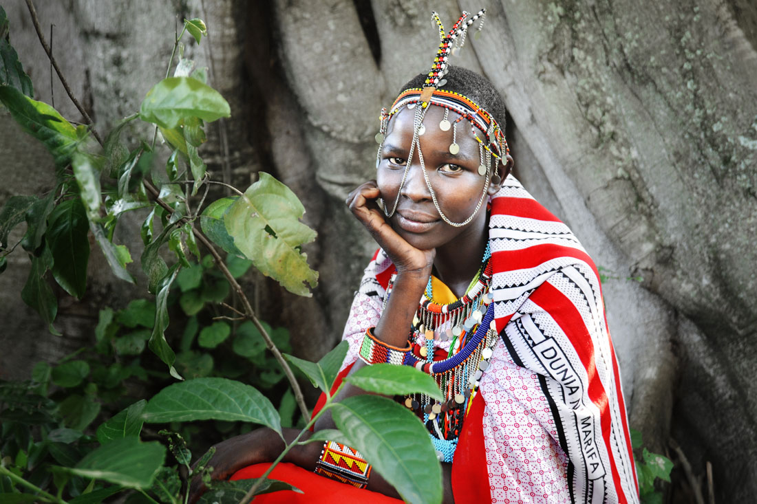 Masai Lady Portrait 2