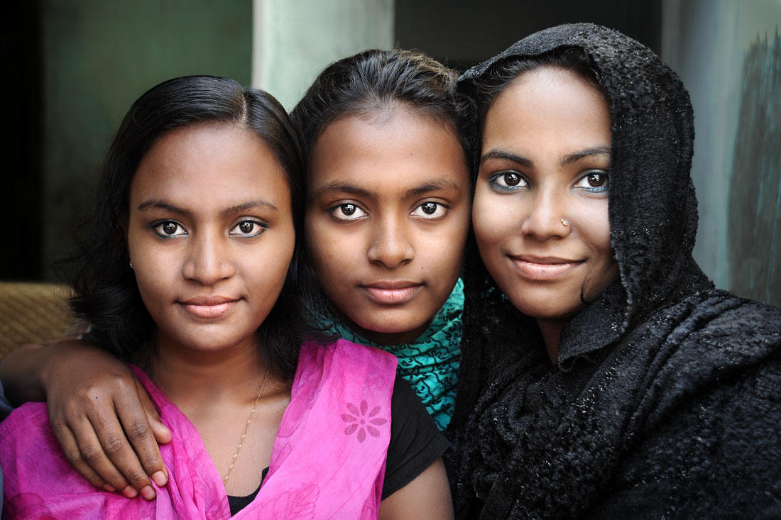 Three Ladies from Dhaka