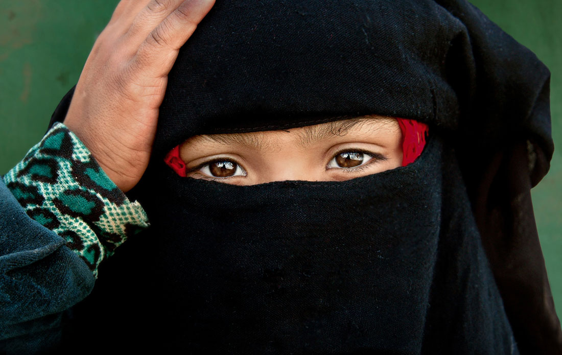 Child in a Burka