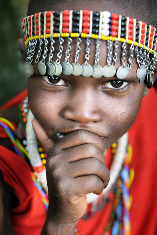 Masai Boy Portrait