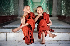 Playful Novice Monks