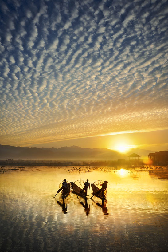 Fishermen Silhouettes