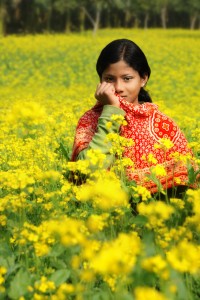 Portrait in Flowers