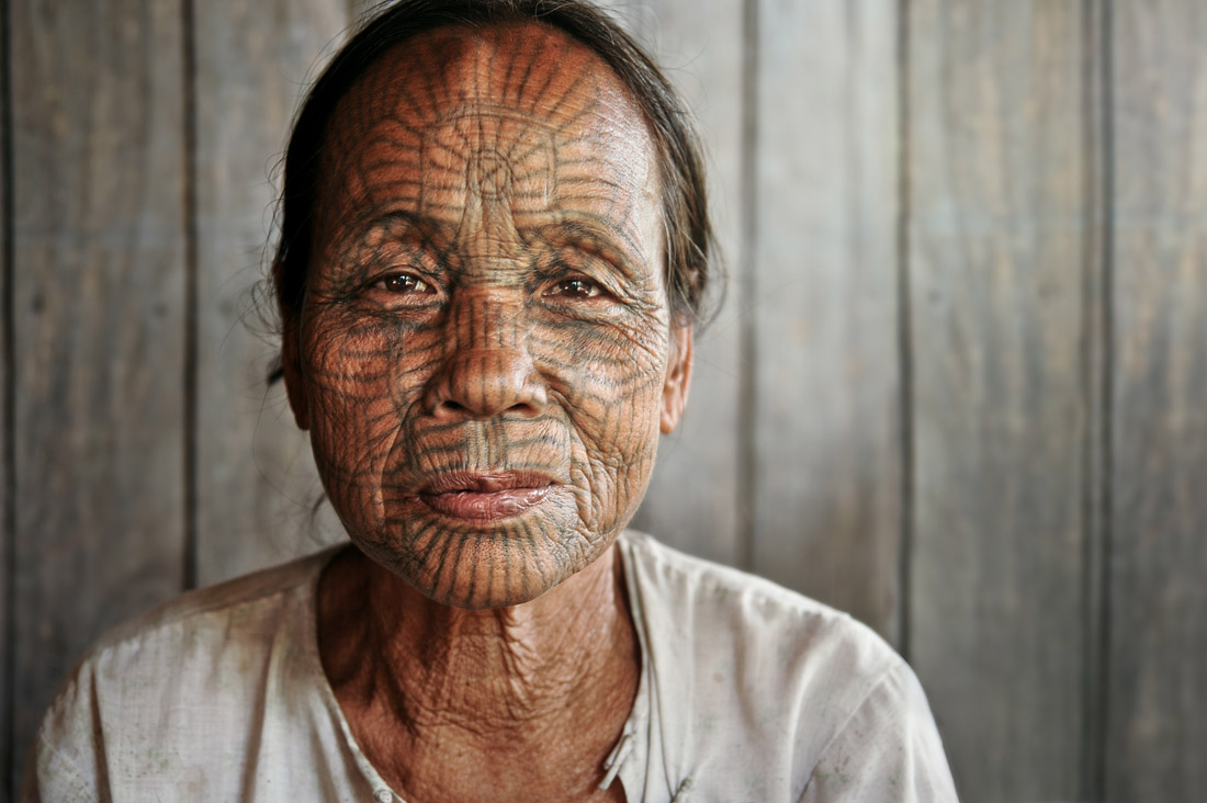 Tattooed Face 1