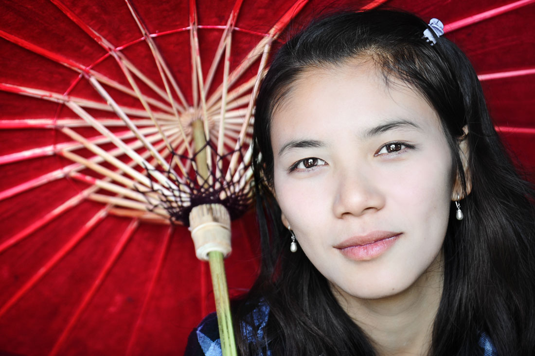 Lady and Umbrella