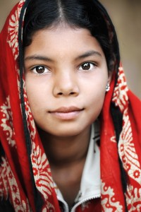 Young Lady in Red