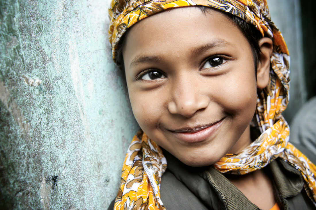 Girl in Yellow Headscarf